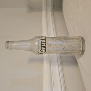 Vintage 1960's Crush Soda Bottle 10oz Bottled in zip code 60202